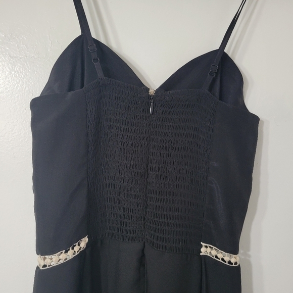 Parker Ruched Eyelet Asymmetrical Sheath Dress in Black Size XS - Picture 8 of 13